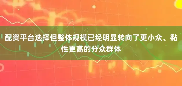 配资平台选择但整体规模已经明显转向了更小众、黏性更高的分众群体